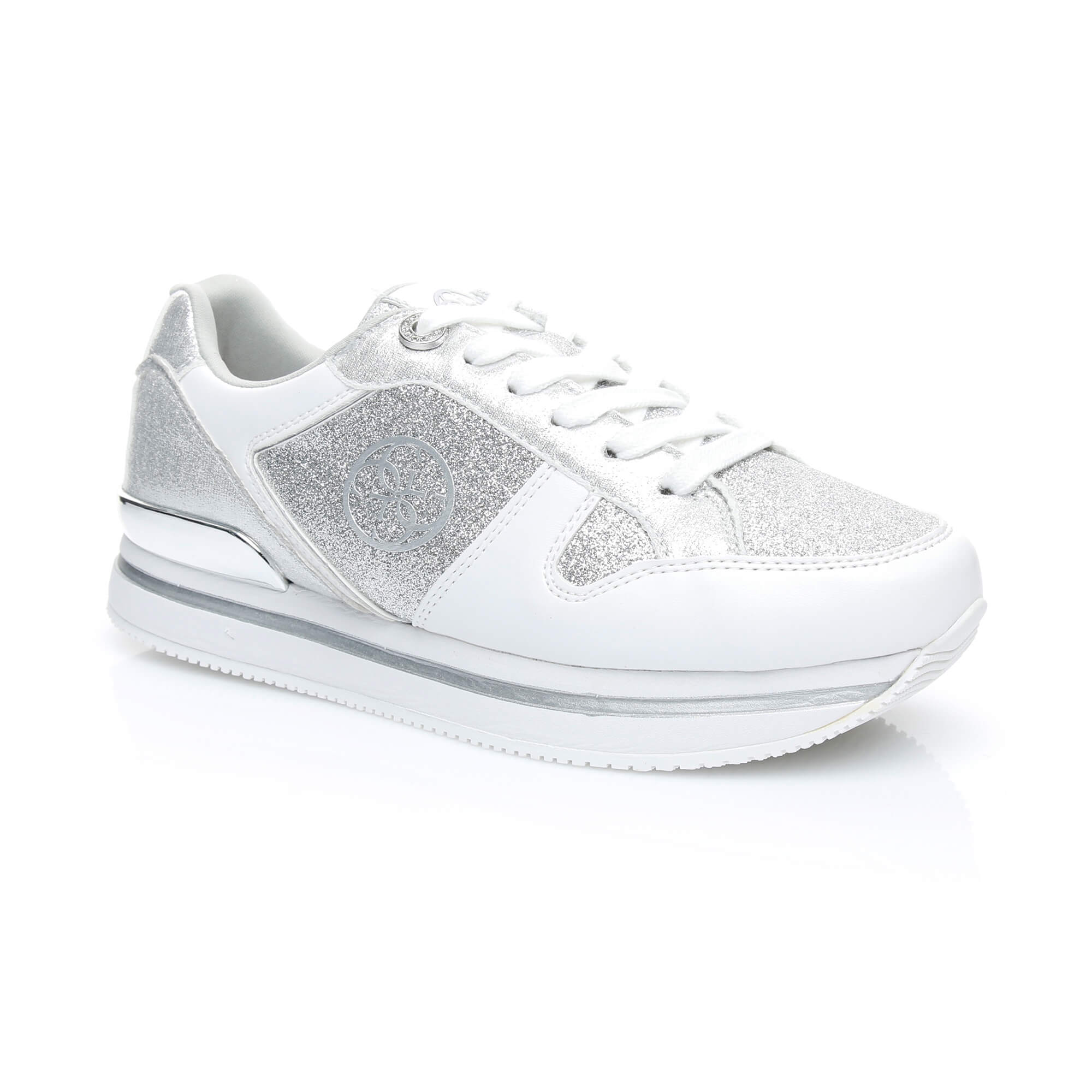 Guess Dameon Kadın Gümüş Sneaker