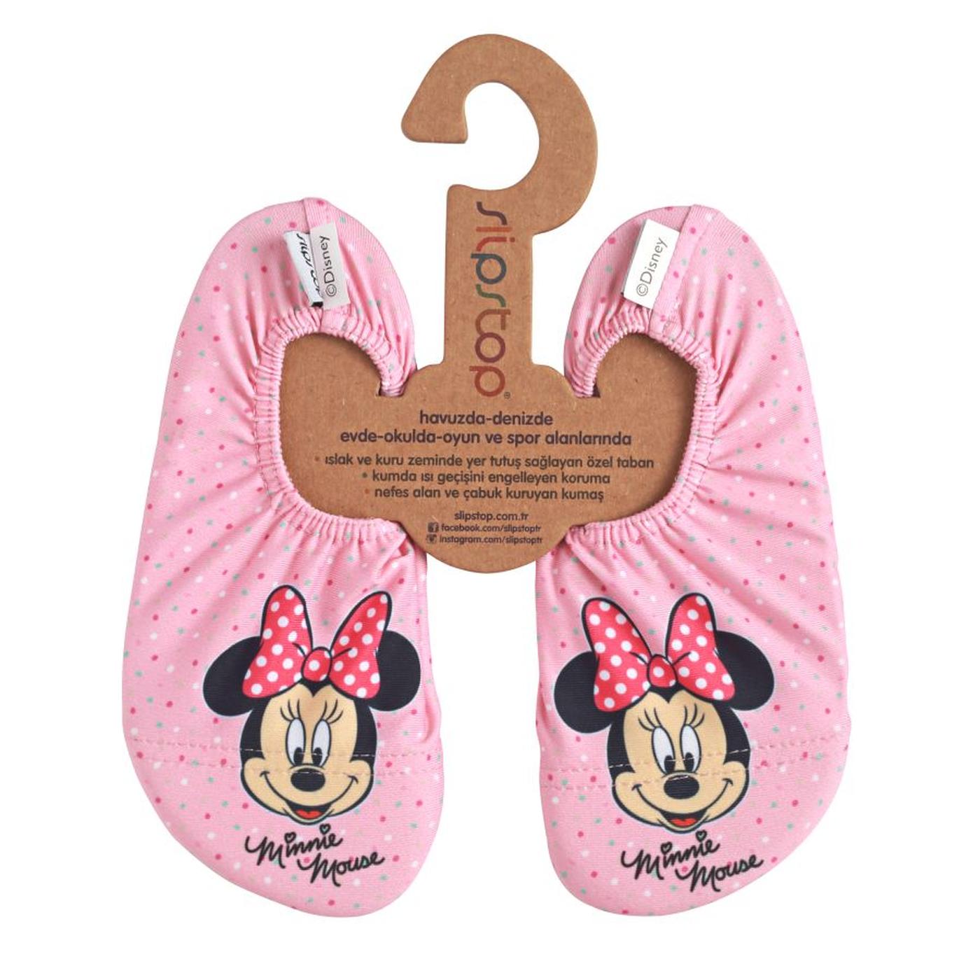 Slipstop Doty Disney Minnie Çocuk Renkli Havuz Ayakkabısı