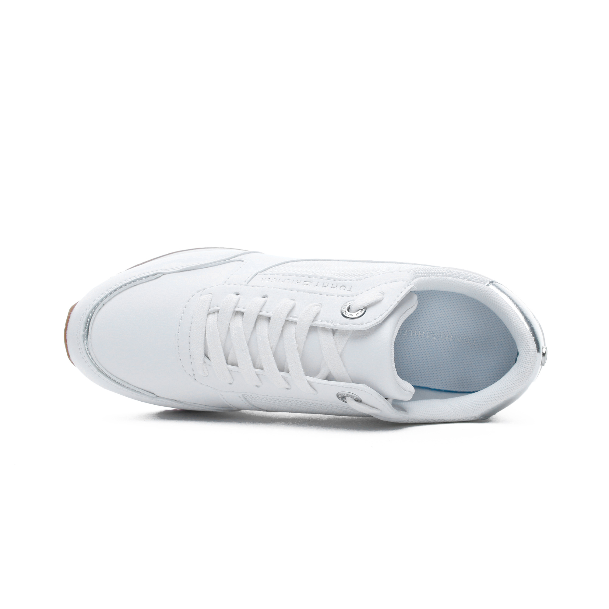 Tommy Hilfiger Monogram Kadın Beyaz Spor Ayakkabı