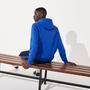 Lacoste Sport Erkek Kapüşonlu Baskılı Saks Mavi Sweatshirt