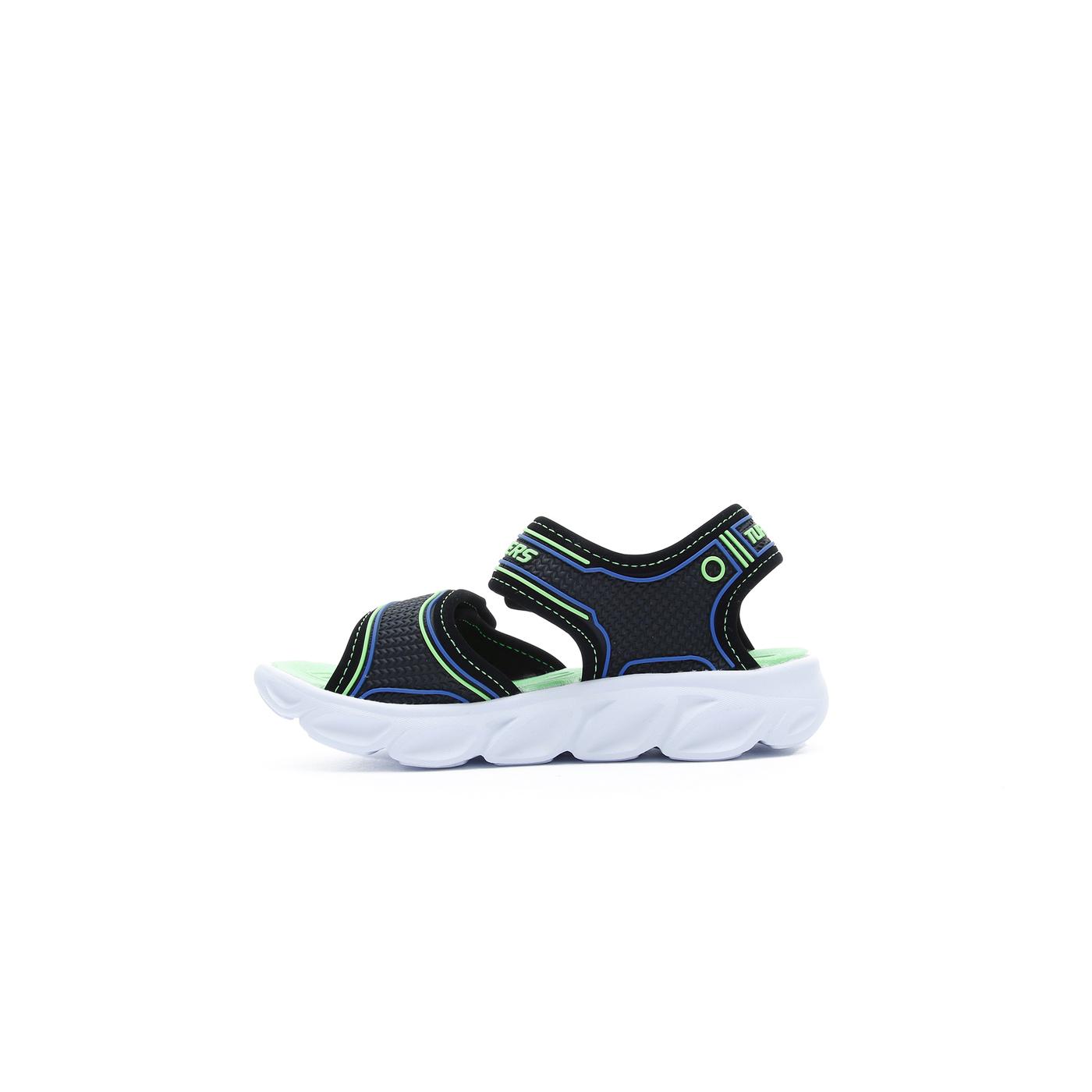Skechers Hypno Splash Çocuk Siyah-Yeşil Sandalet