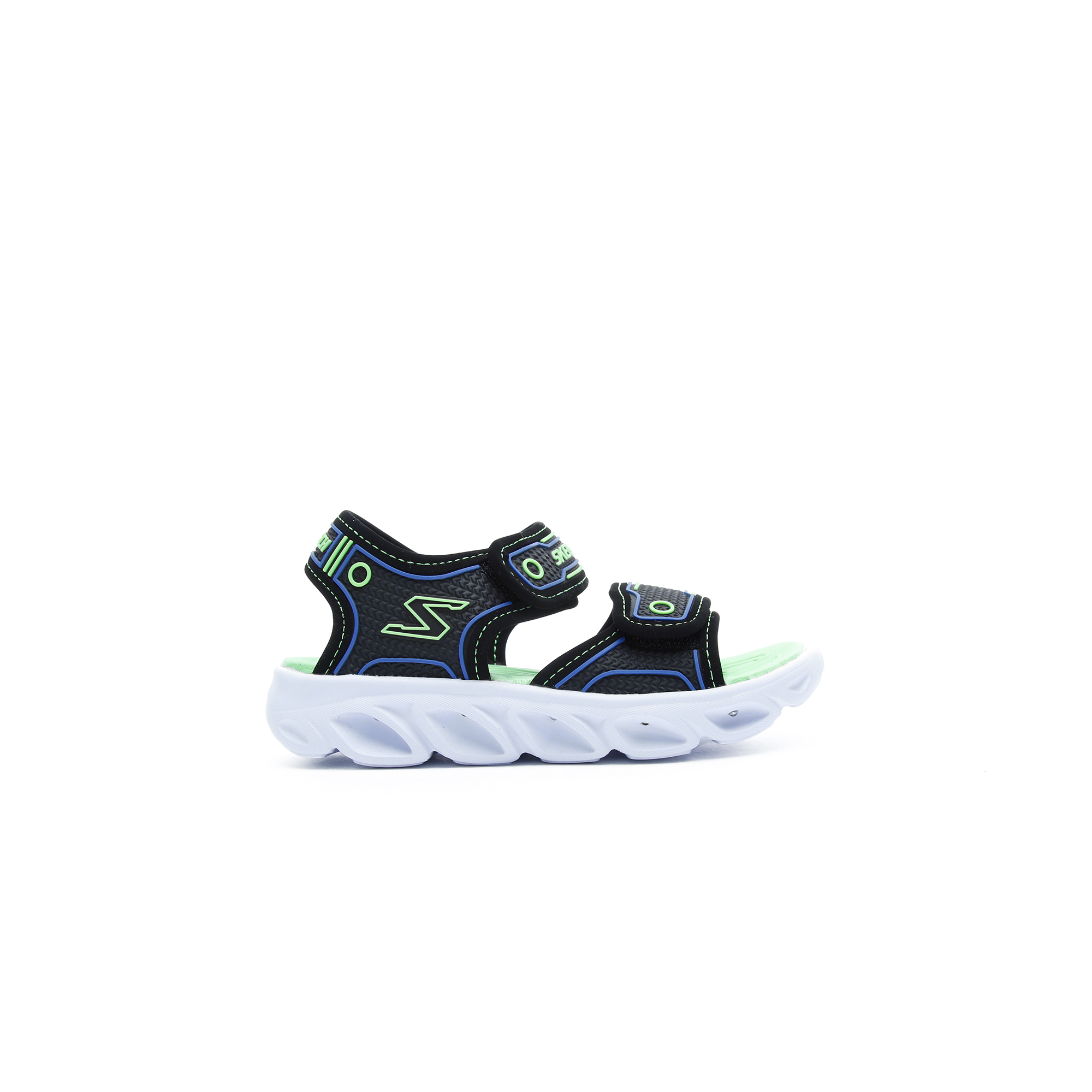 Skechers Hypno Splash Çocuk Siyah-Yeşil Sandalet