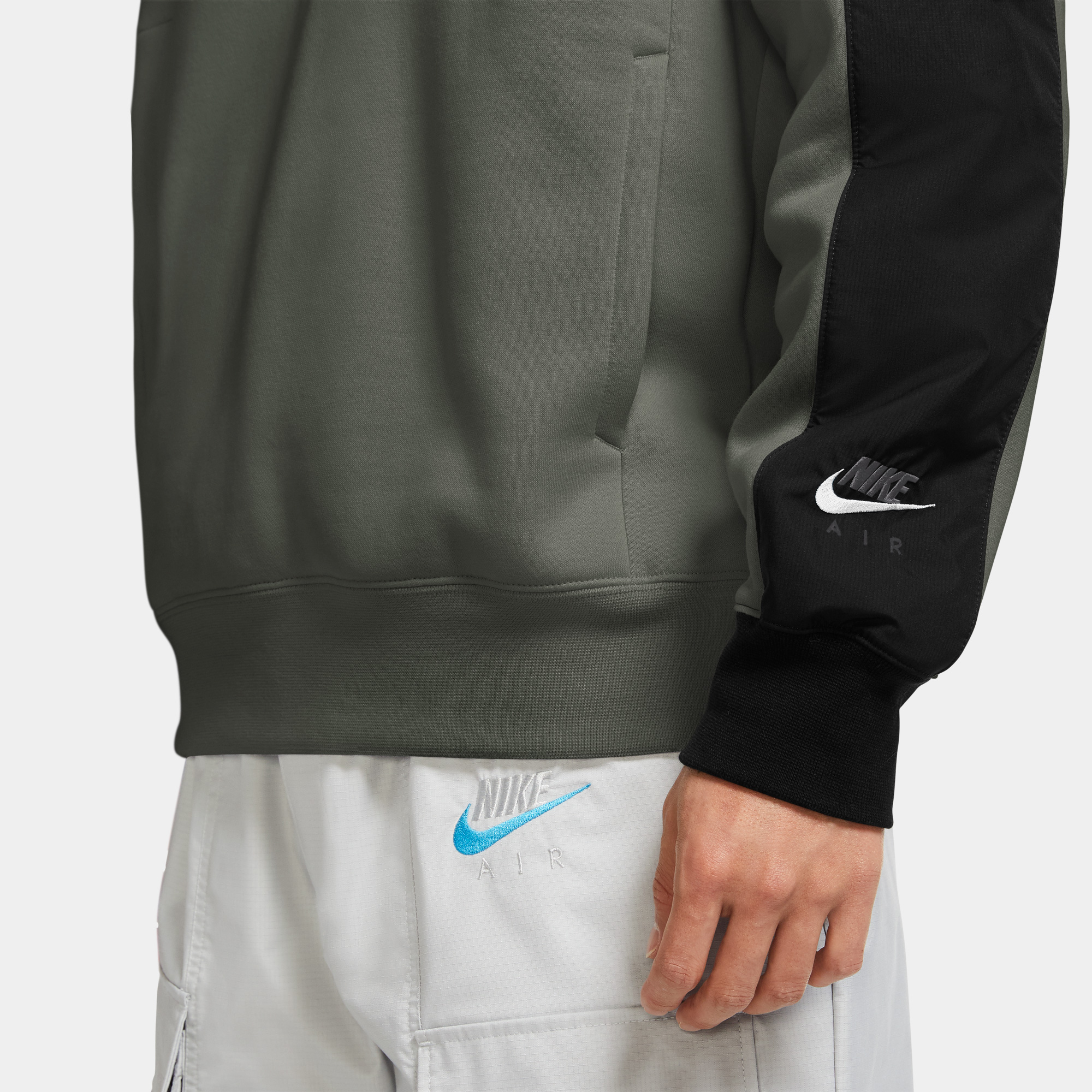 Nike Air Erkek Yeşil Kapüşonlu Sweatshirt