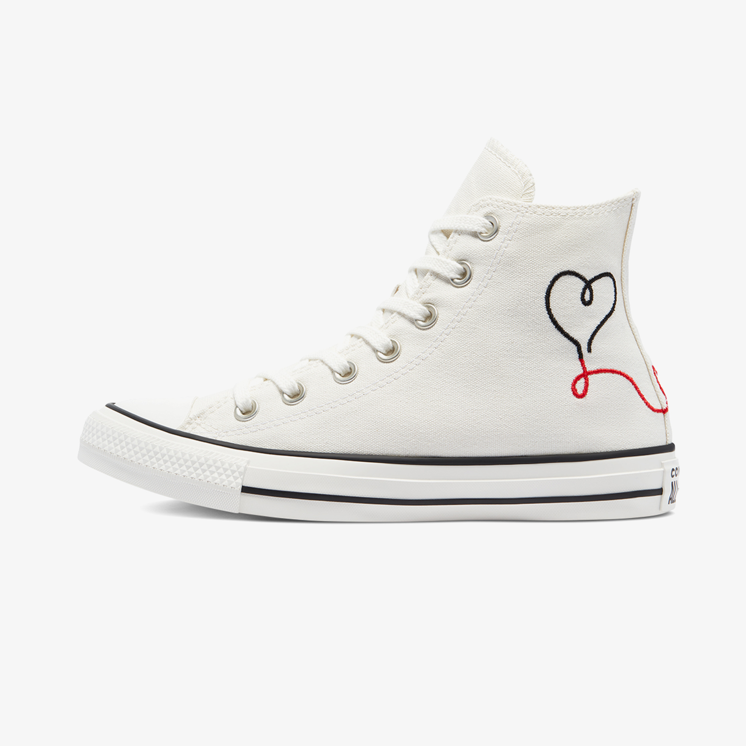 Converse Valentine's Day Chuck Taylor All Star Hi Kadın Beyaz Sneaker