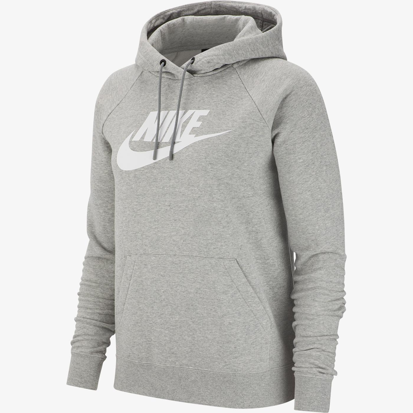Nike Sportswear Essential Kadın Gri Sweatshirt