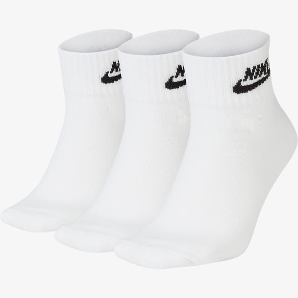 Nike Sportswear Every Essential Unisex Beyaz Çorap