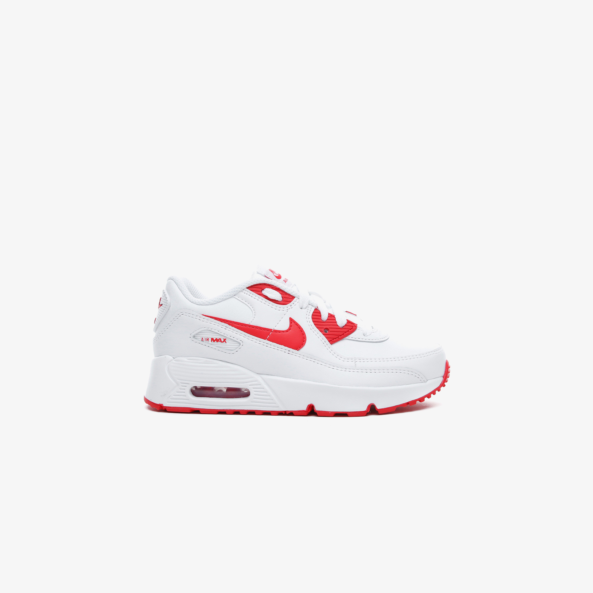 Nike Air Max 90 LTR Çocuk Beyaz-Kırmızı Spor Ayakkabı