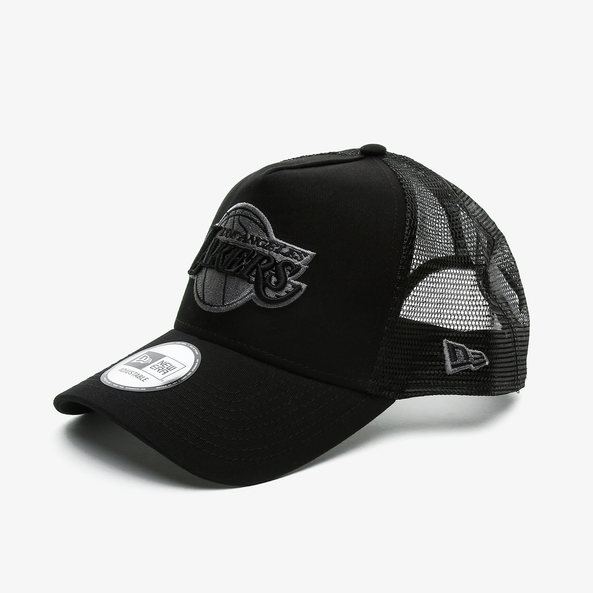 New Era Bob Team Logo 9Forty AF Trckr Loslak Unisex Siyah Şapka