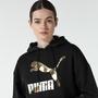 Puma Classics Logo Kadın Siyah Sweatshirt