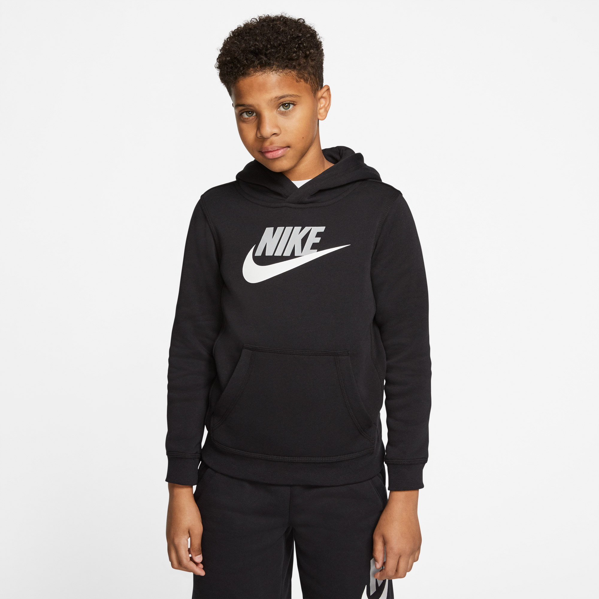 Nike Sportswear Club Fleece Çocuk Siyah Sweatshirt