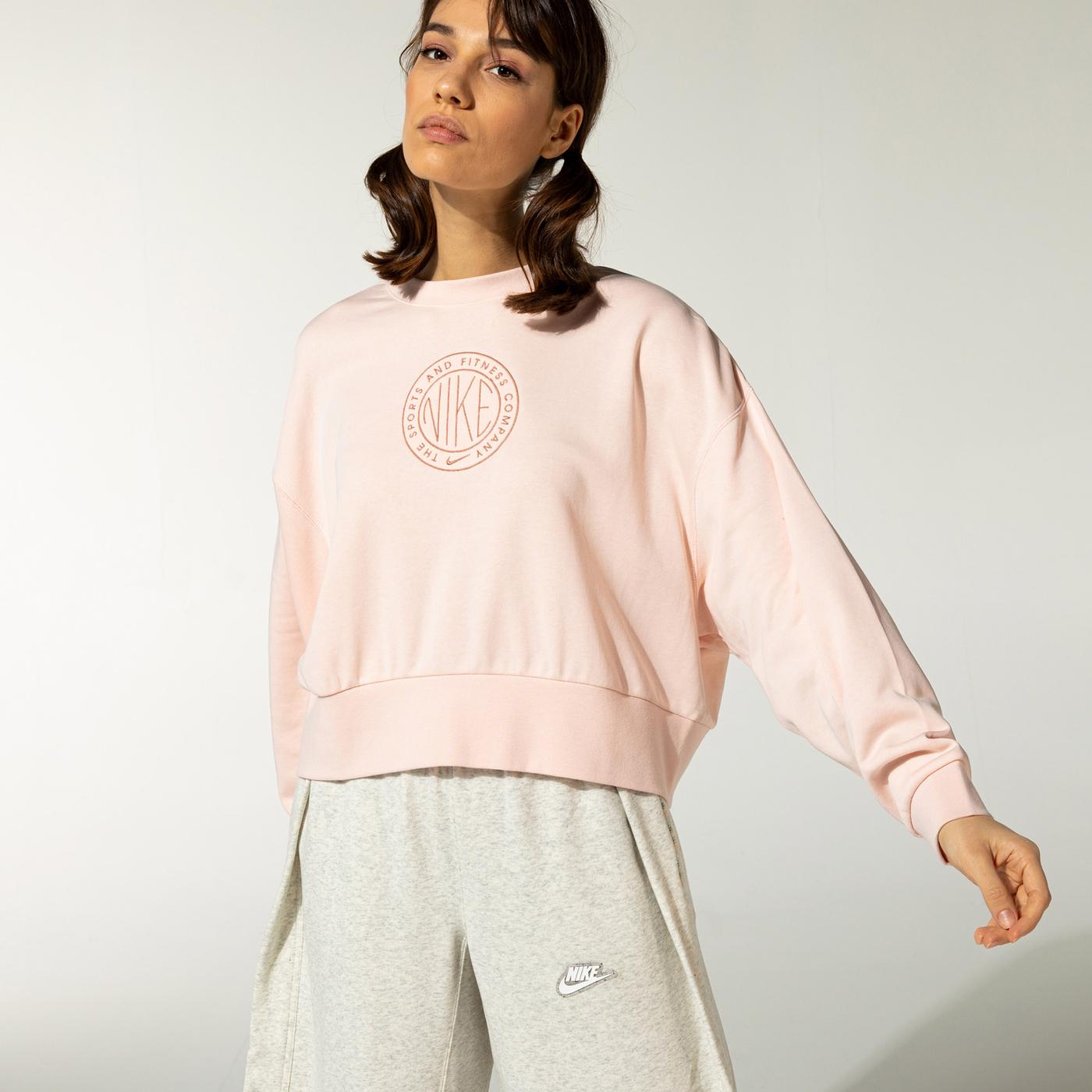 Nike Sportswear Femme Kadın Pembe Sweatshirt