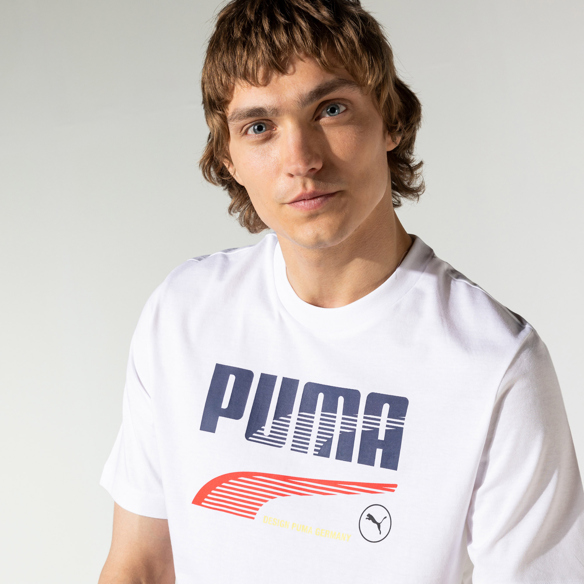 Puma Decor8 Graphic Unisex Beyaz T-Shirt