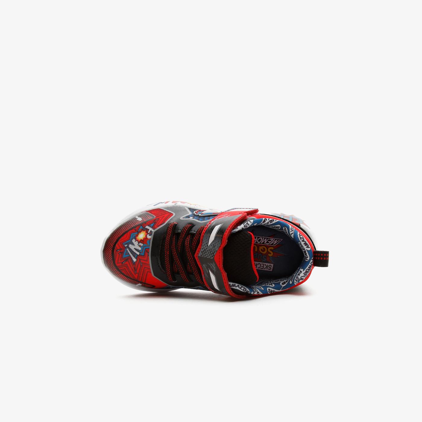 Skechers Dynamight- Defender Squad Bebek Kırmızı Spor Ayakkabı