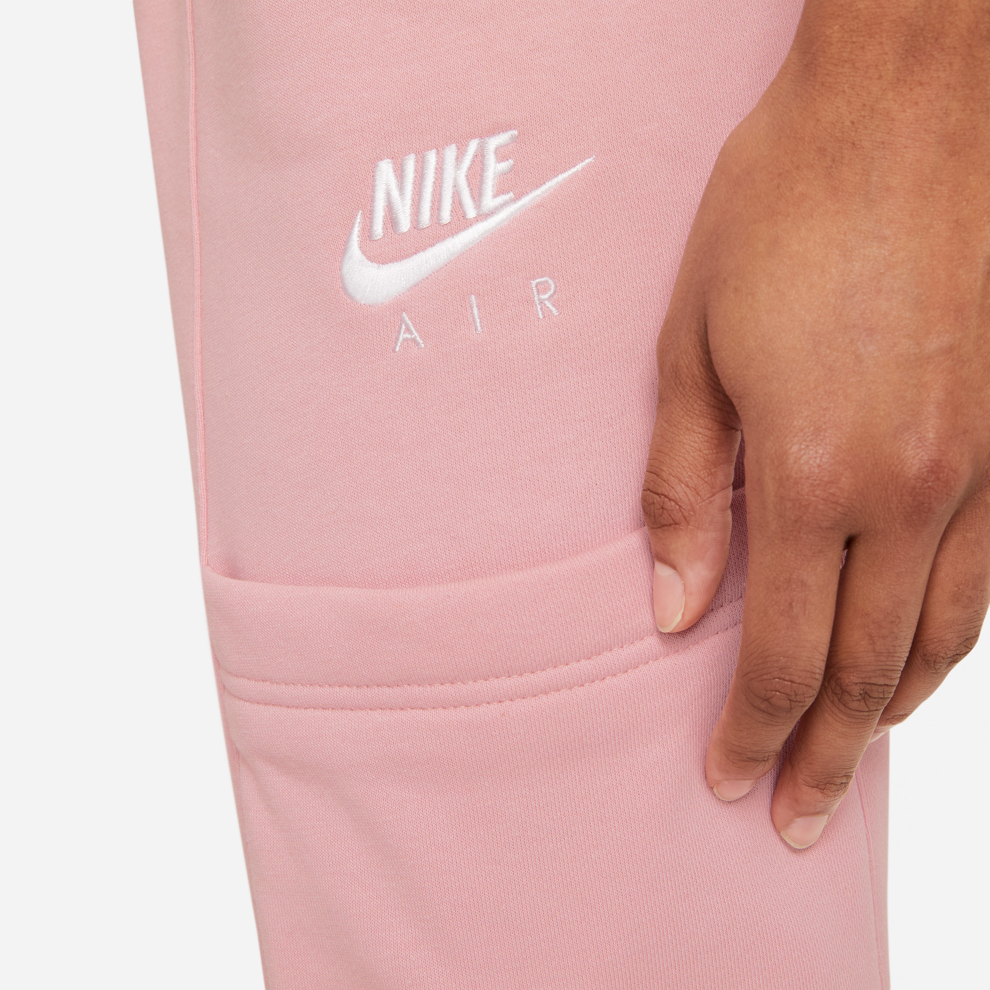 Nike Sportswear Air Fleece Kadın Kırmızı/Pembe Eşofman Altı