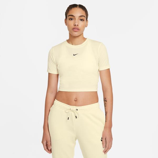Nike Sportswear Essential Kadın Krem T-Shirt