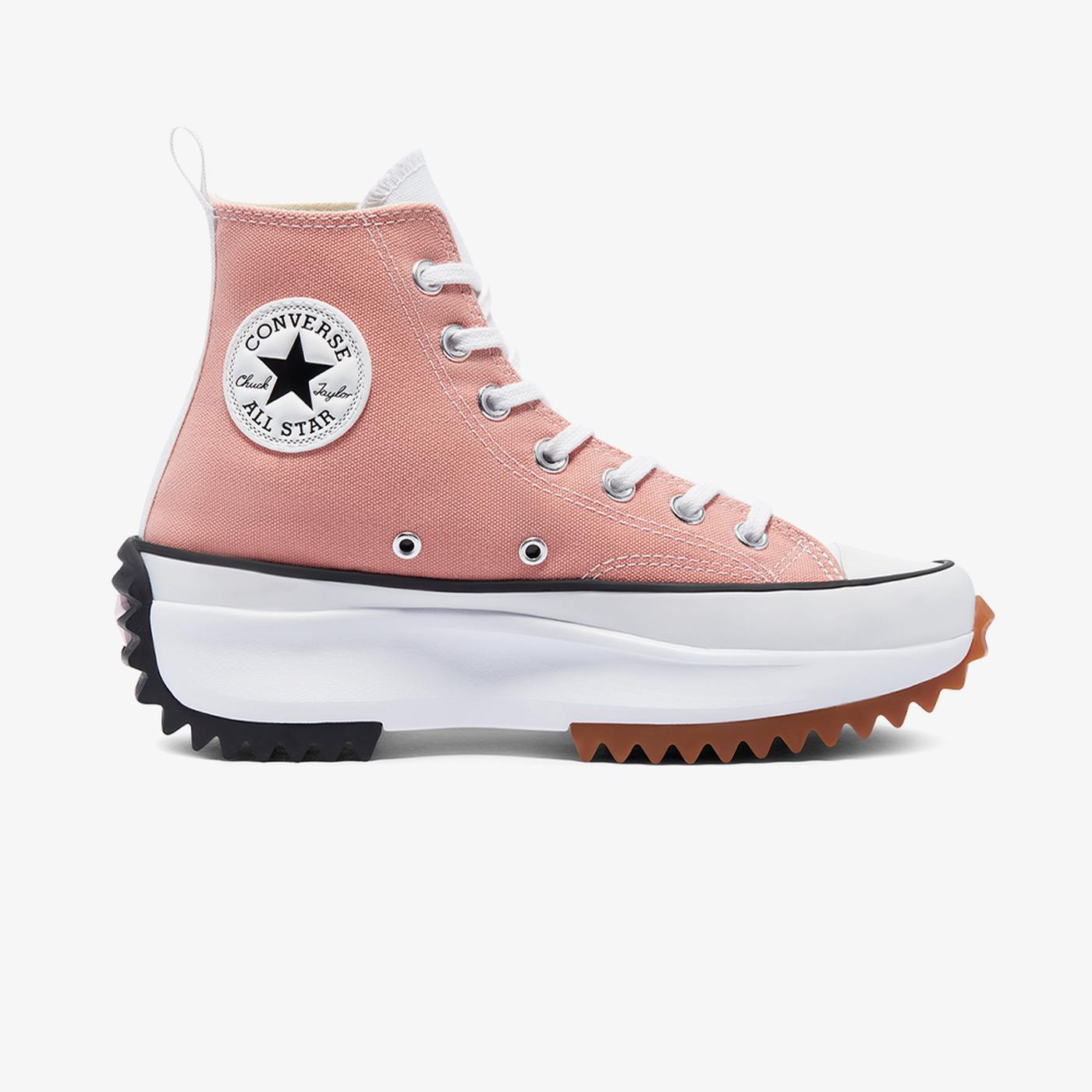 Converse Run Star Hike Hi Kadın Platform Pembe Sneaker