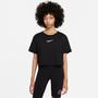 Nike Sportswear Kadın Siyah Cropped T-Shirt