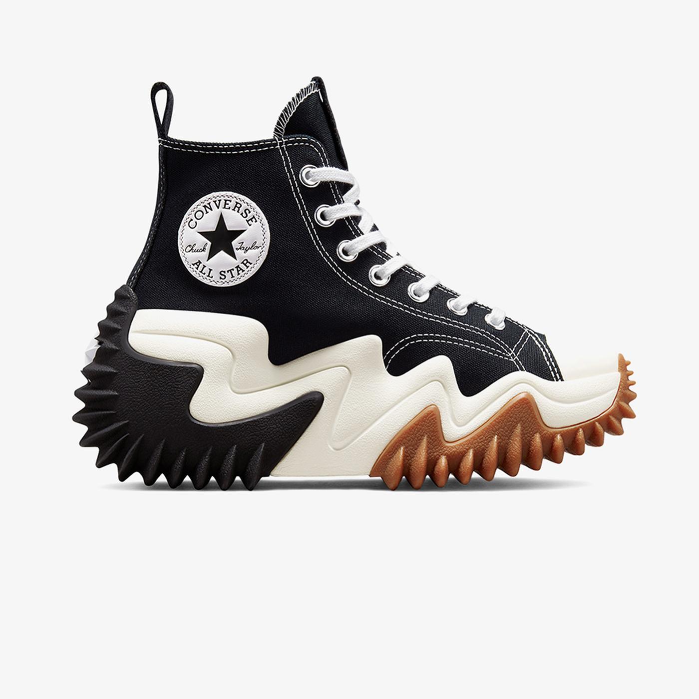 Converse Run Star Motion Platform Kadin Siyah Sneaker