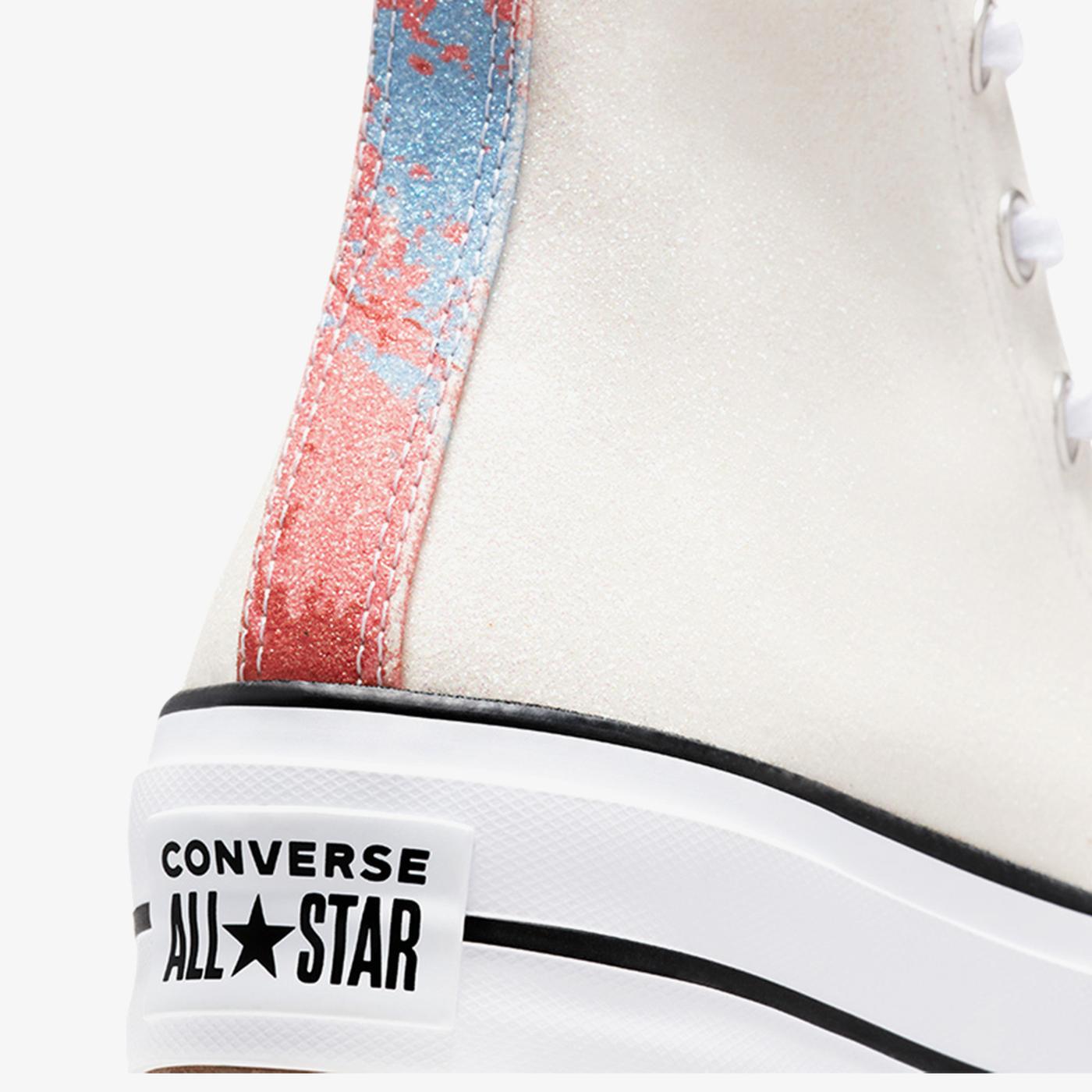 Converse Chuck Taylor All Star Lift Hi Kadın Beyaz Sneaker