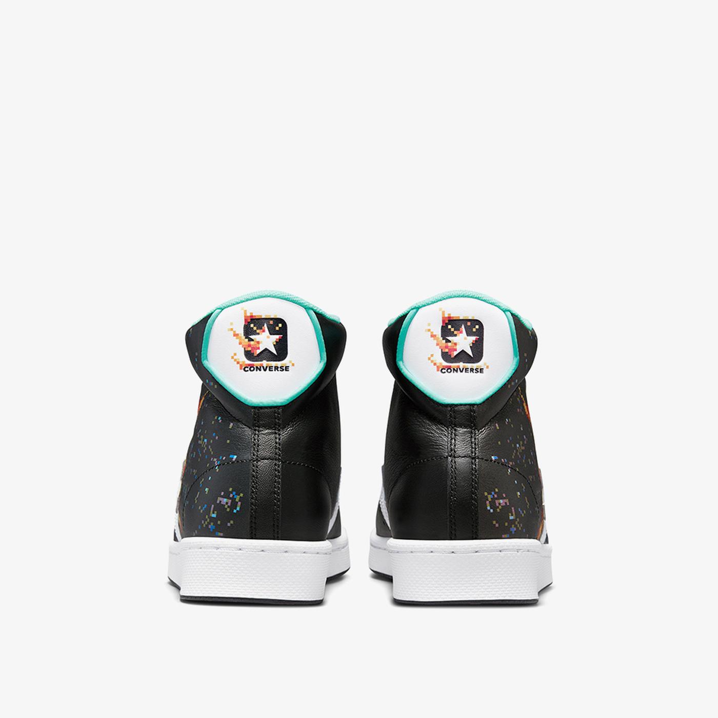 Converse Pro Leather Hi Erkek Siyah Deri Sneaker