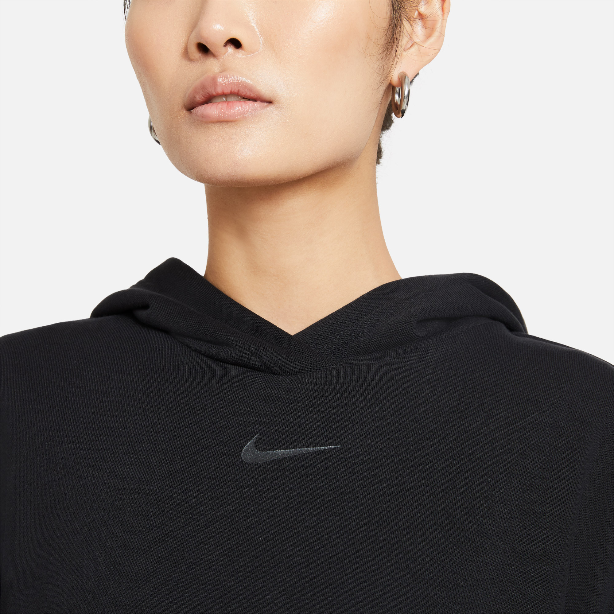 Nike Sportswear Icon Clash Kadın Siyah Sweatshirt