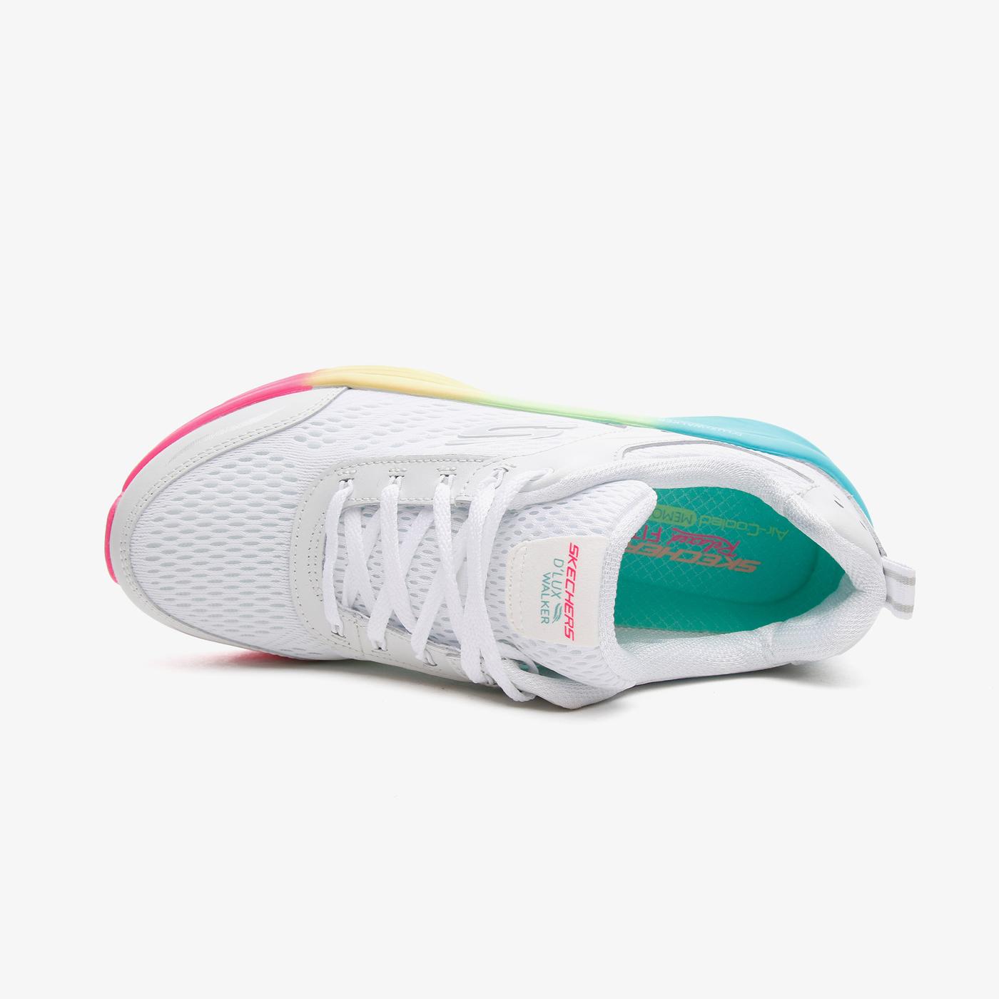 Skechers D'Lux Walker Kadın Beyaz Spor Ayakkabı
