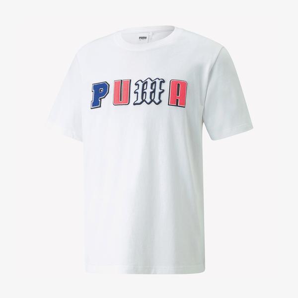 Puma Unisex Beyaz T-Shirt