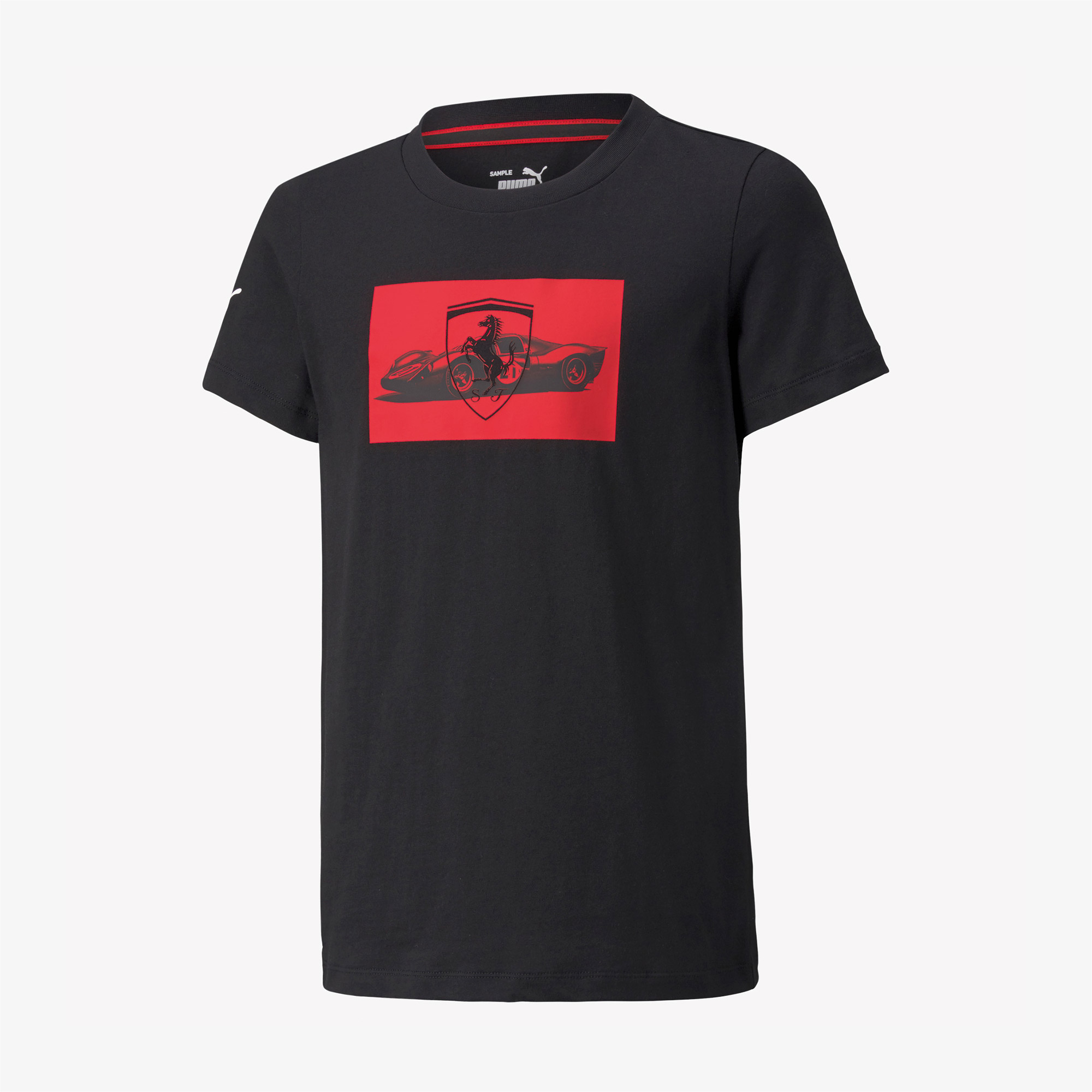 Puma Ferrari Race Çocuk Siyah T-Shirt