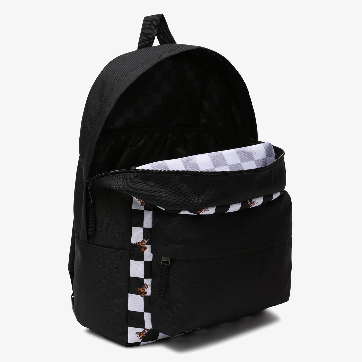 Vans Realm Backpack Unisex Siyah Sırt Çantası