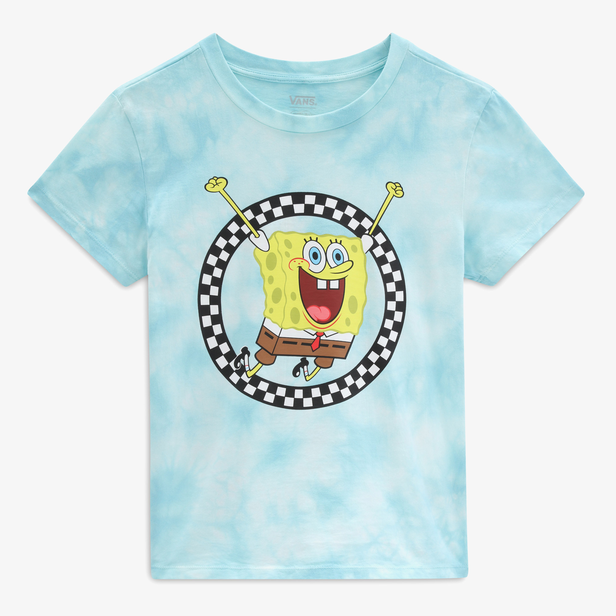 Vans X Spongebob Jump Out Crew Kadın Gri T-Shirt