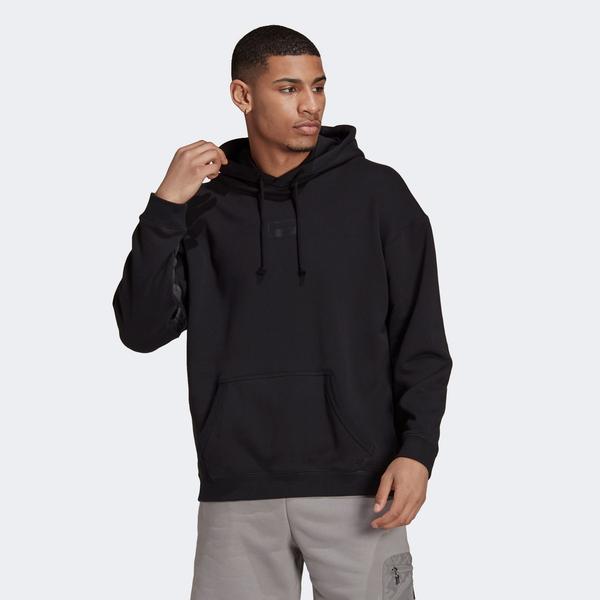 adidas R.Y.V. Logo Erkek Siyah Sweatshirt