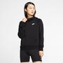 Nike Essential Funnel-Neck Fleece Kadın Siyah Sweatshirt