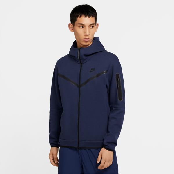 Nike Tech Fleece Erkek Mavi Ceket