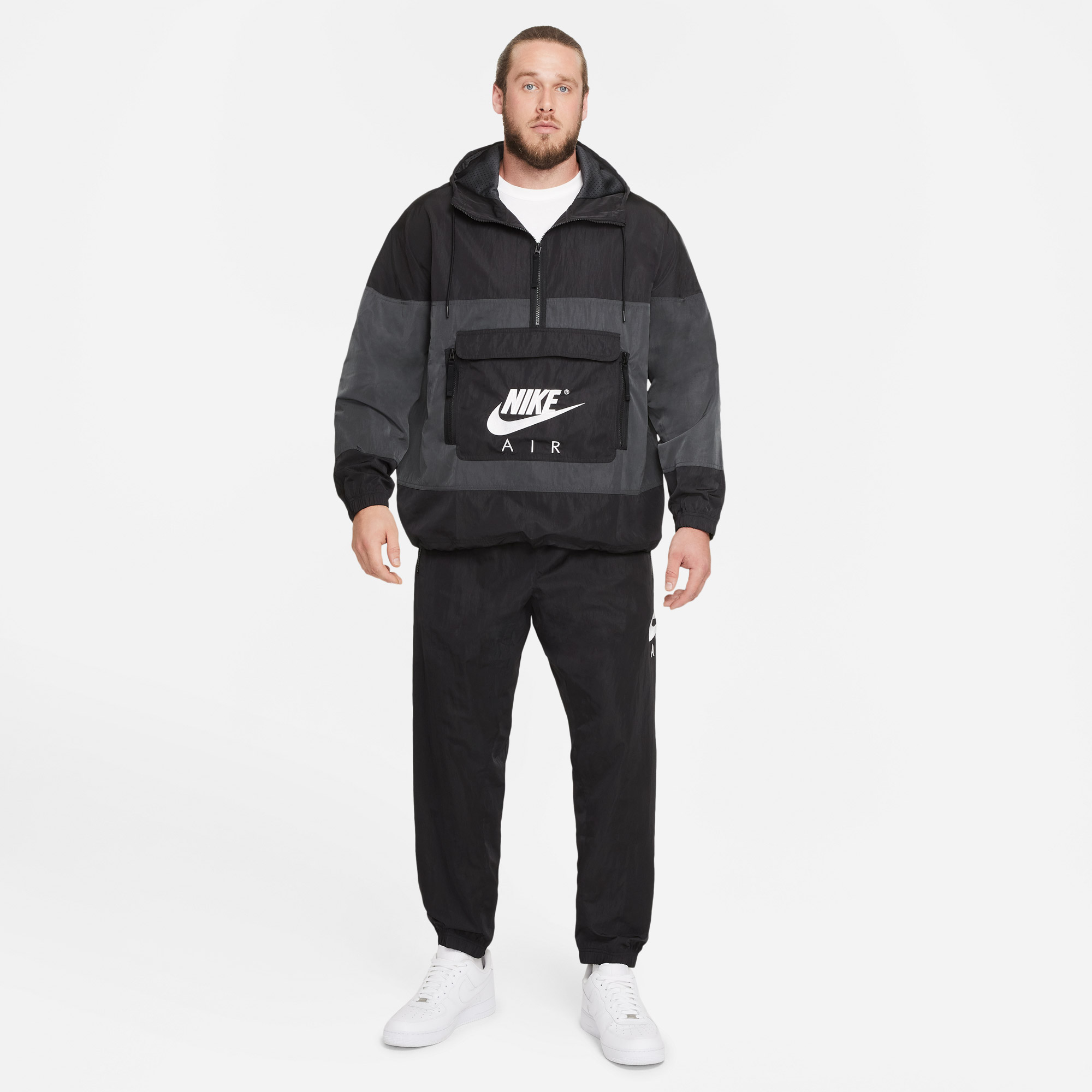 Nike Air Unlined Anorak Erkek Siyah Ceket