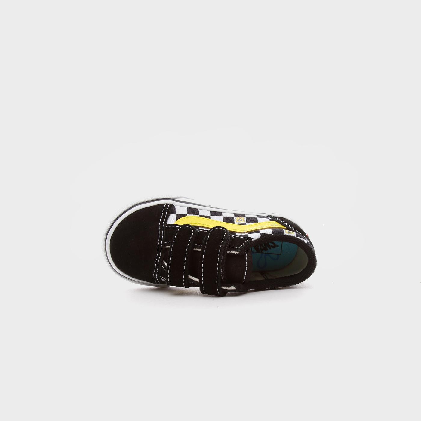 Vans X Spongebob Old Skool Velcro Bebek Siyah Sneakers
