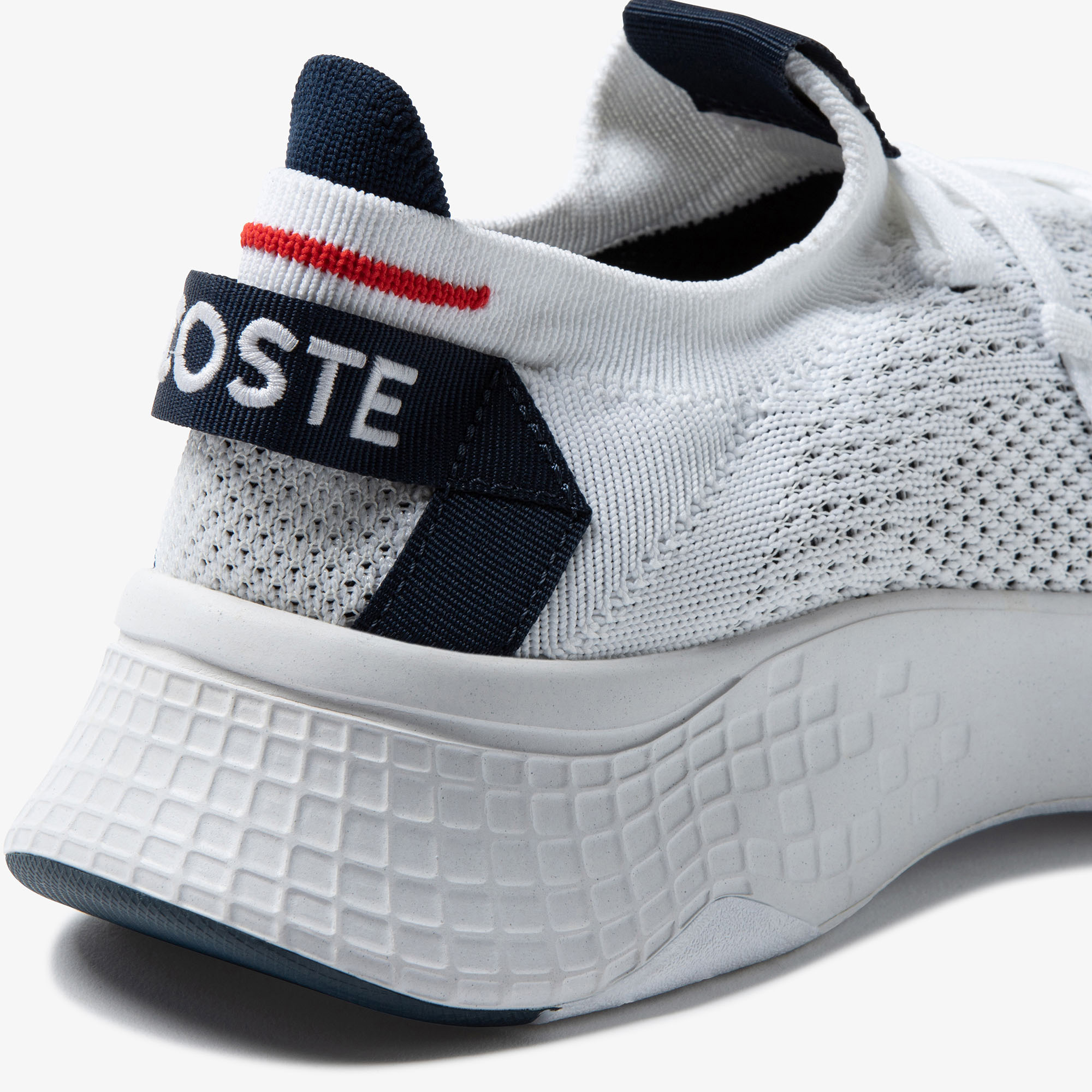Lacoste Court-Drive Knit Erkek Beyaz Spor Ayakkabı