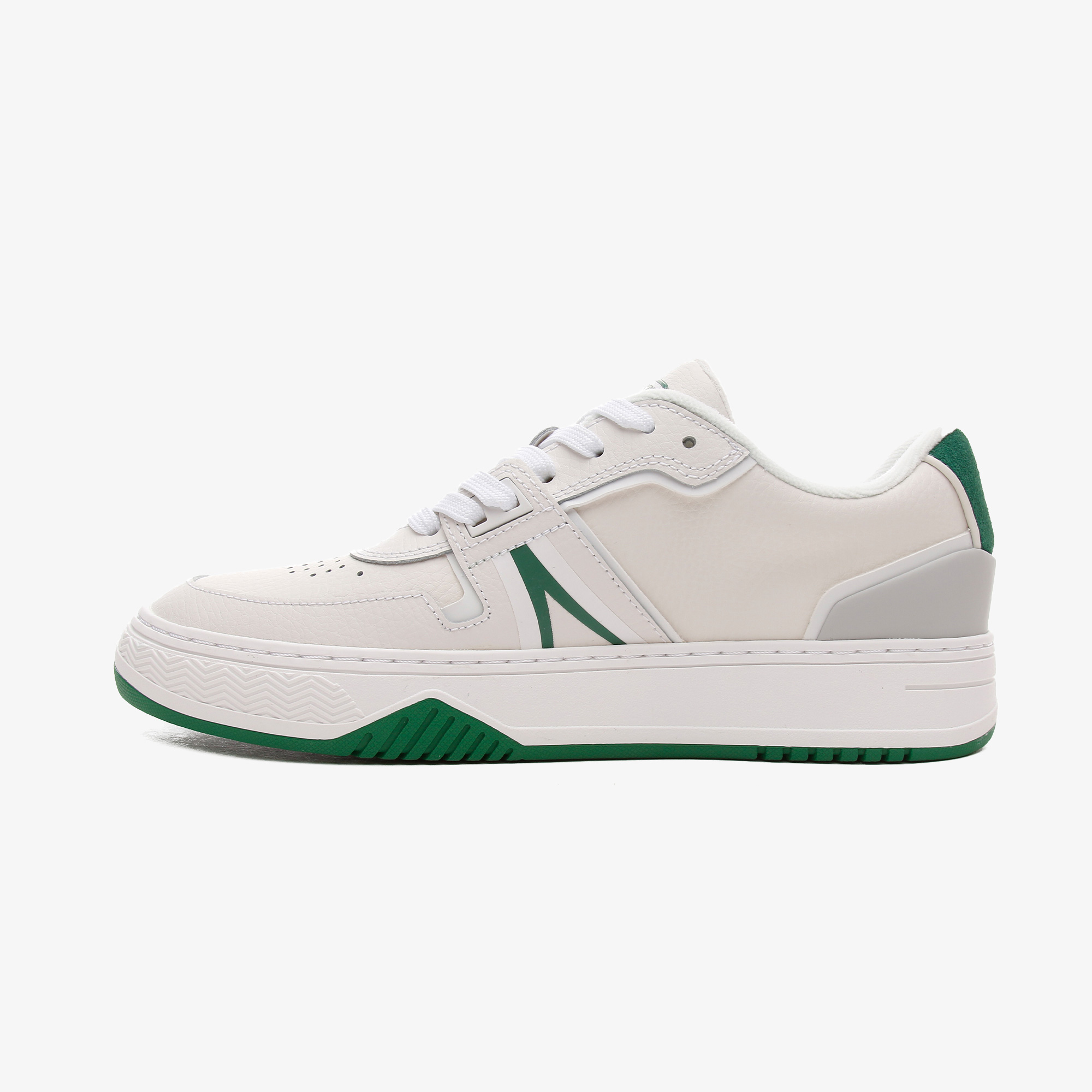 Lacoste L001 Kadın Deri Beyaz - Yeşil Spor Ayakkabı
