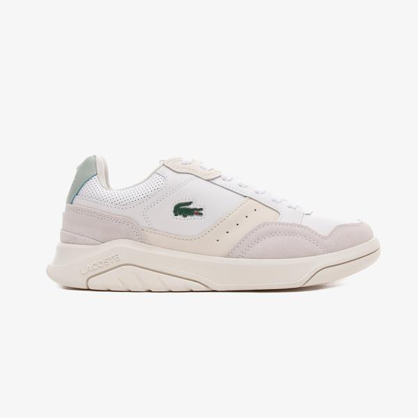 Lacoste Game Advance  Kadın Deri Beyaz - Açık Yeşil Spor Ayakkabı