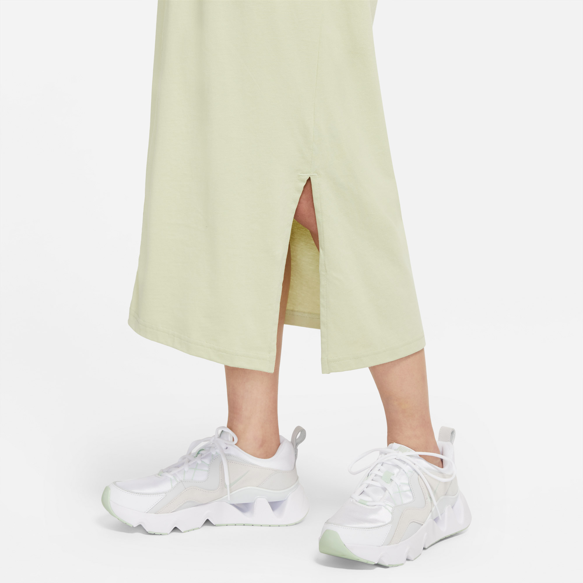 Nike Sportswear Earth Day Ft Kadın Yeşil Elbise