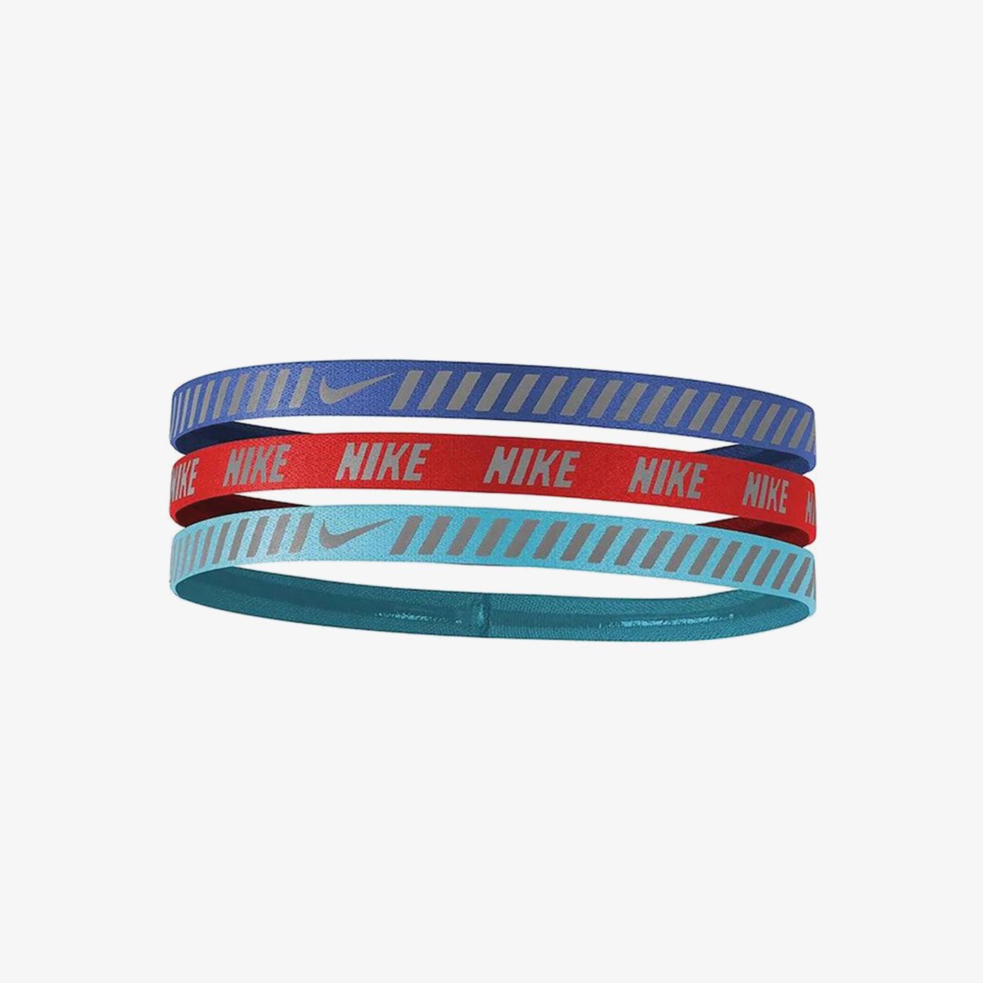 Nike Printed Hazard Stripe Assorted 3'lü Unisex Renkli Saç Bandı