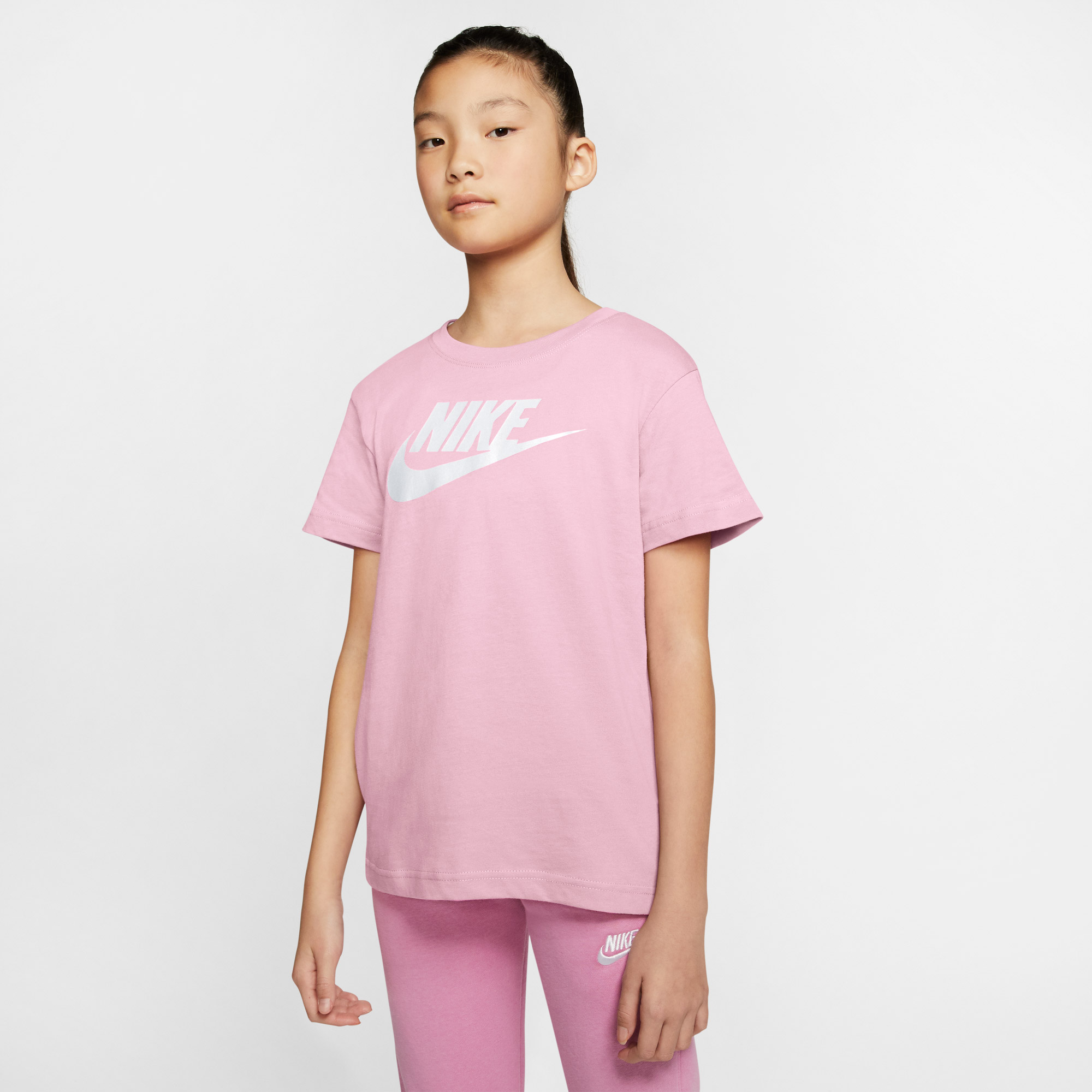 Nike Sportswear Basic Futura Çocuk Pembe T-Shirt