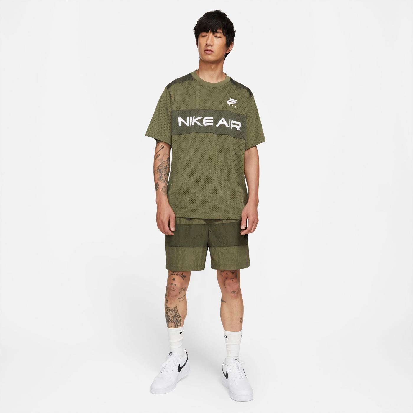 Nike Sportswear Nike Air Mesh Top Erkek Yeşil T-Shirt