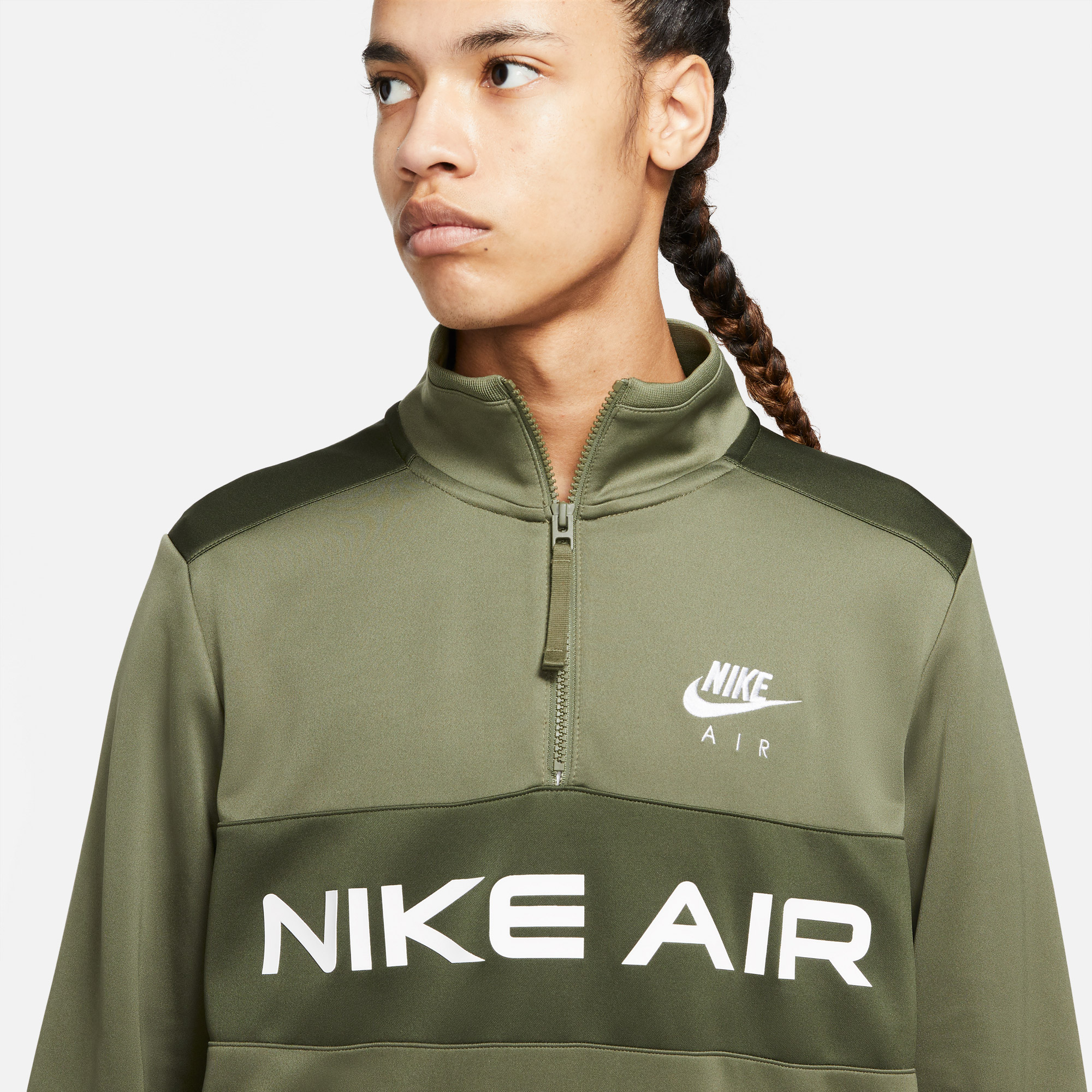 Nike Sportswear Air Pk Erkek Yeşil Ceket
