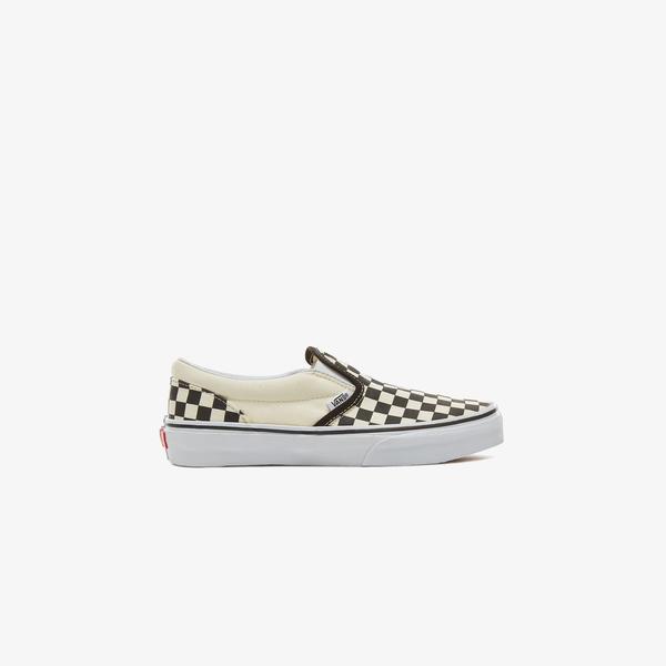 Vans Classic Slip-On Checkerboard Çocuk Krem Sneaker