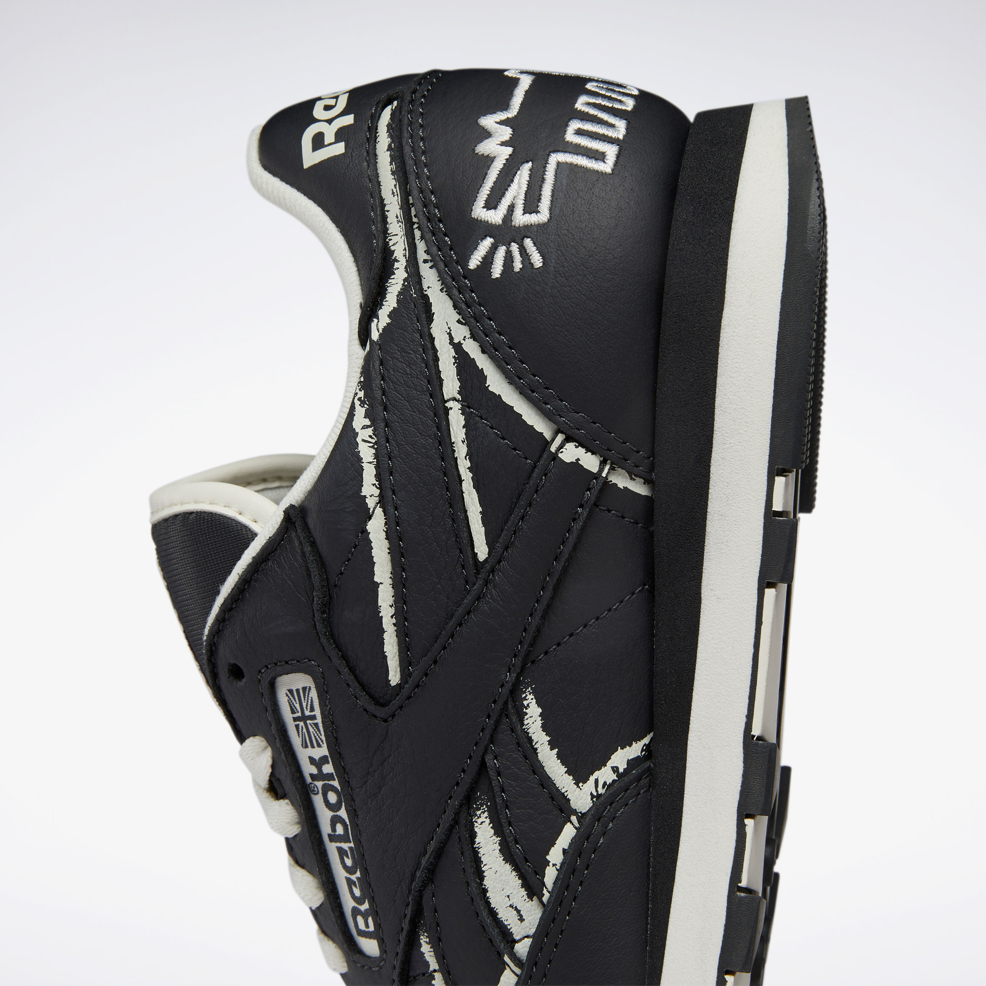 Reebok Classic Leather Keith Haring Erkek Siyah Spor Ayakkabı