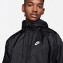 Nike Windrunner Hooded Erkek Siyah Ceket