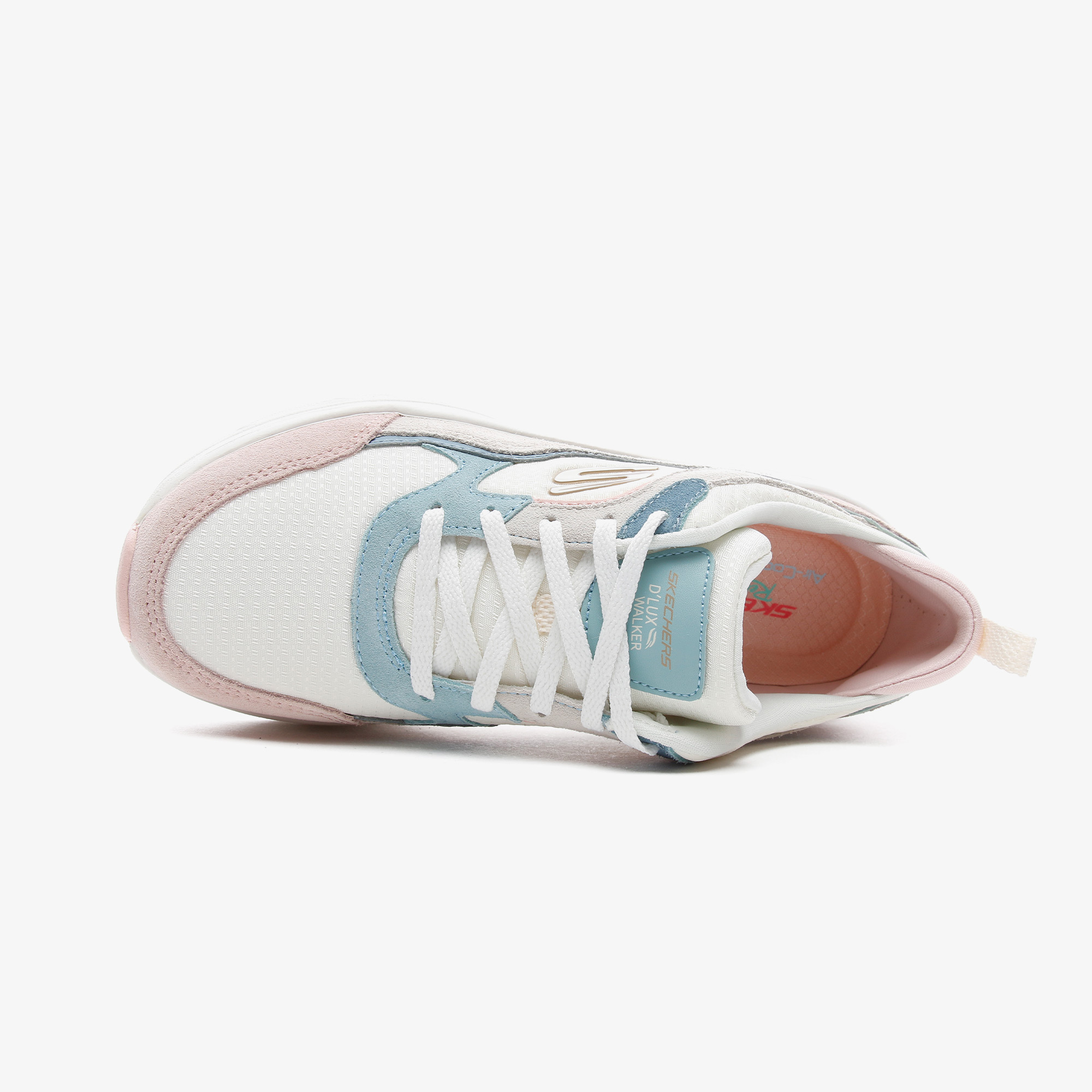 Skechers D'Lux Walker - New Moment Kadın Beyaz Spor Ayakkabı