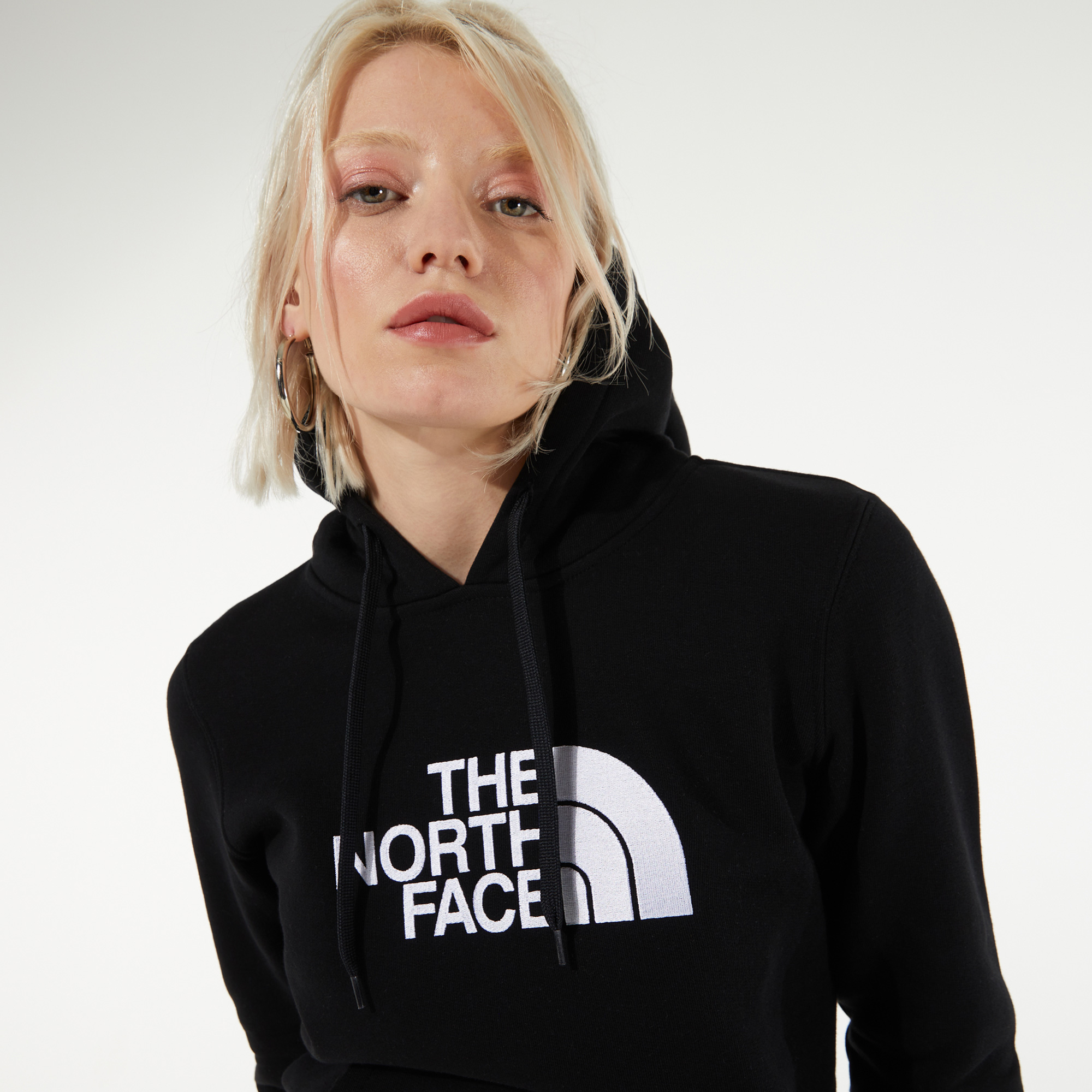 The North Face W Drew Peak Pullover Hoodie - Eu Kadın Siyah Sweatshirt