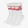 Nike Sportswear Essential Unisex Beyaz 3'lü Çorap