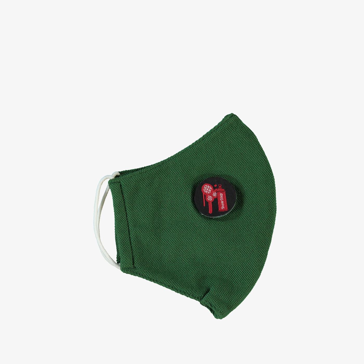 Superstep Pamuklu Yıkanabilir Yeşil Maske